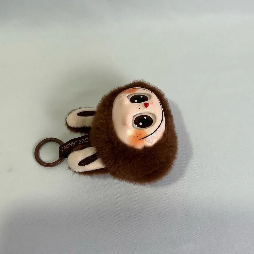 Labubu The Monsters Brown SECRET Cocoa Macaron Keychain Musical Pop Mart New